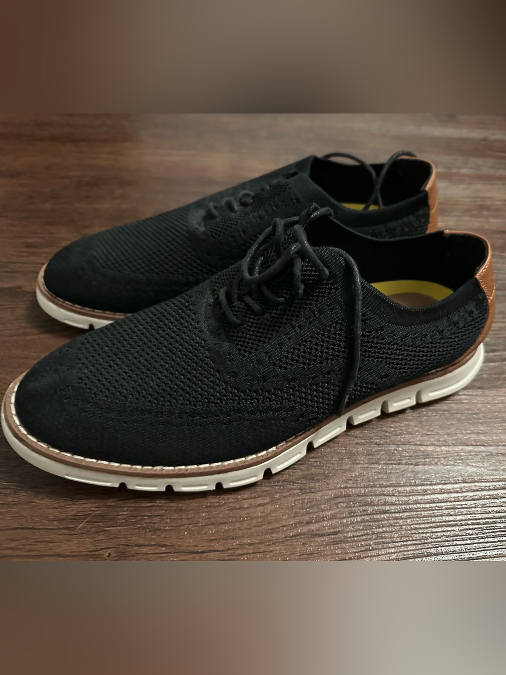 Nine West Men's Knit Lace-Up Casual Sneakers
